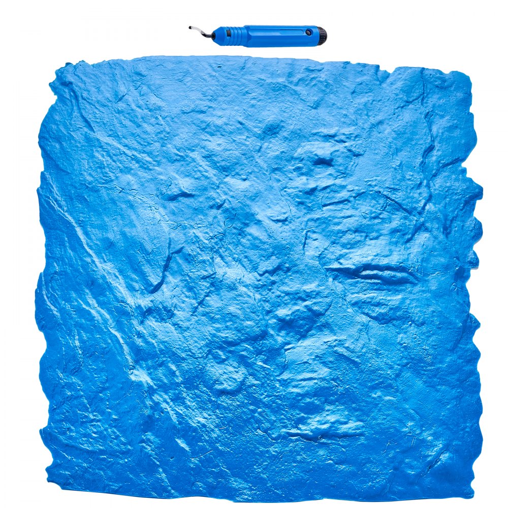 VEVOR Concrete Stamps Mat 24 x 24 in Texturing Skin Polyurethane Stamp Mat - DPMJLSFX1PCS06SKDV0