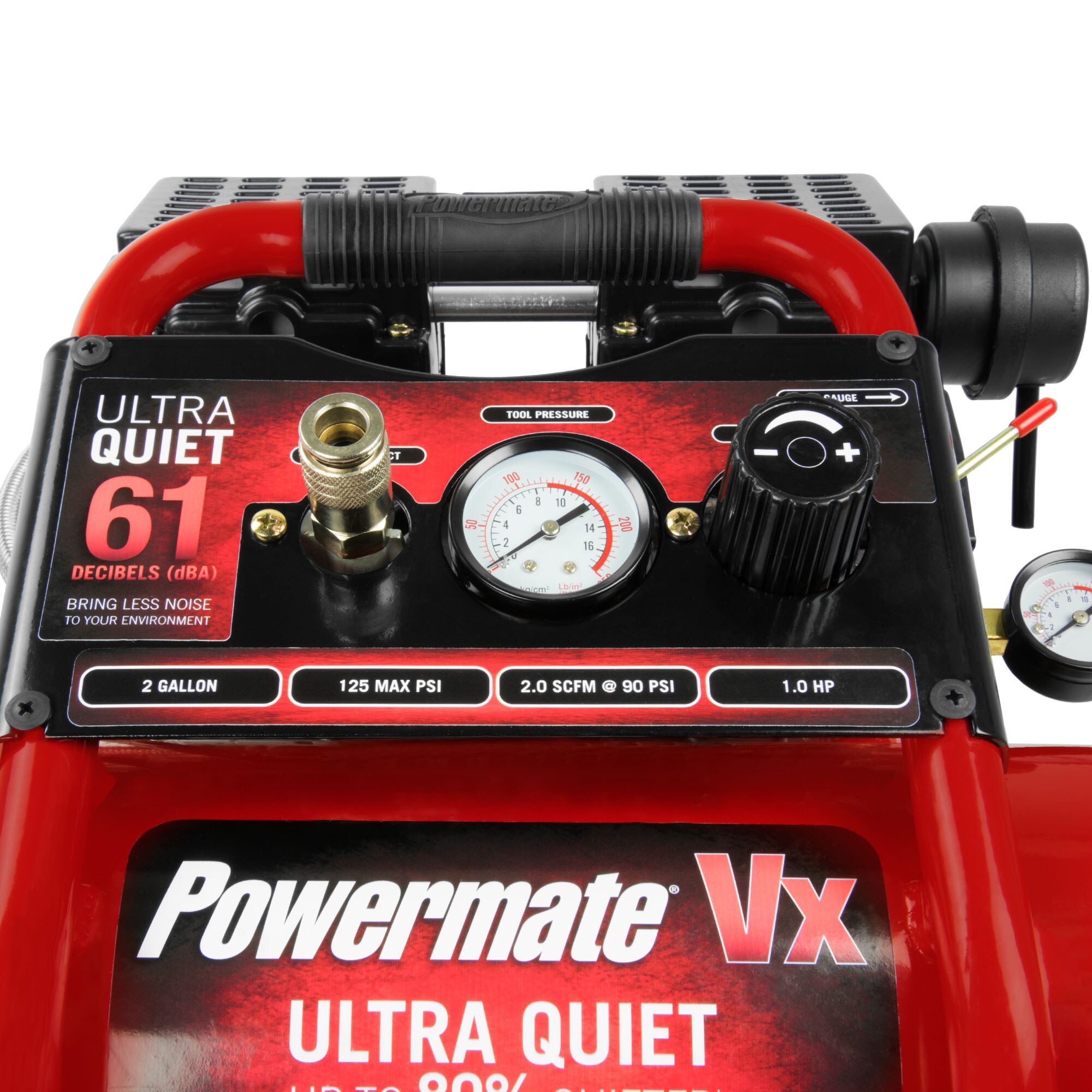 Powermate Powermate Compresor de Aire Portátil de 2 Galones y 125 PSI en Forma de Perrito Caliente - SAC22HPP