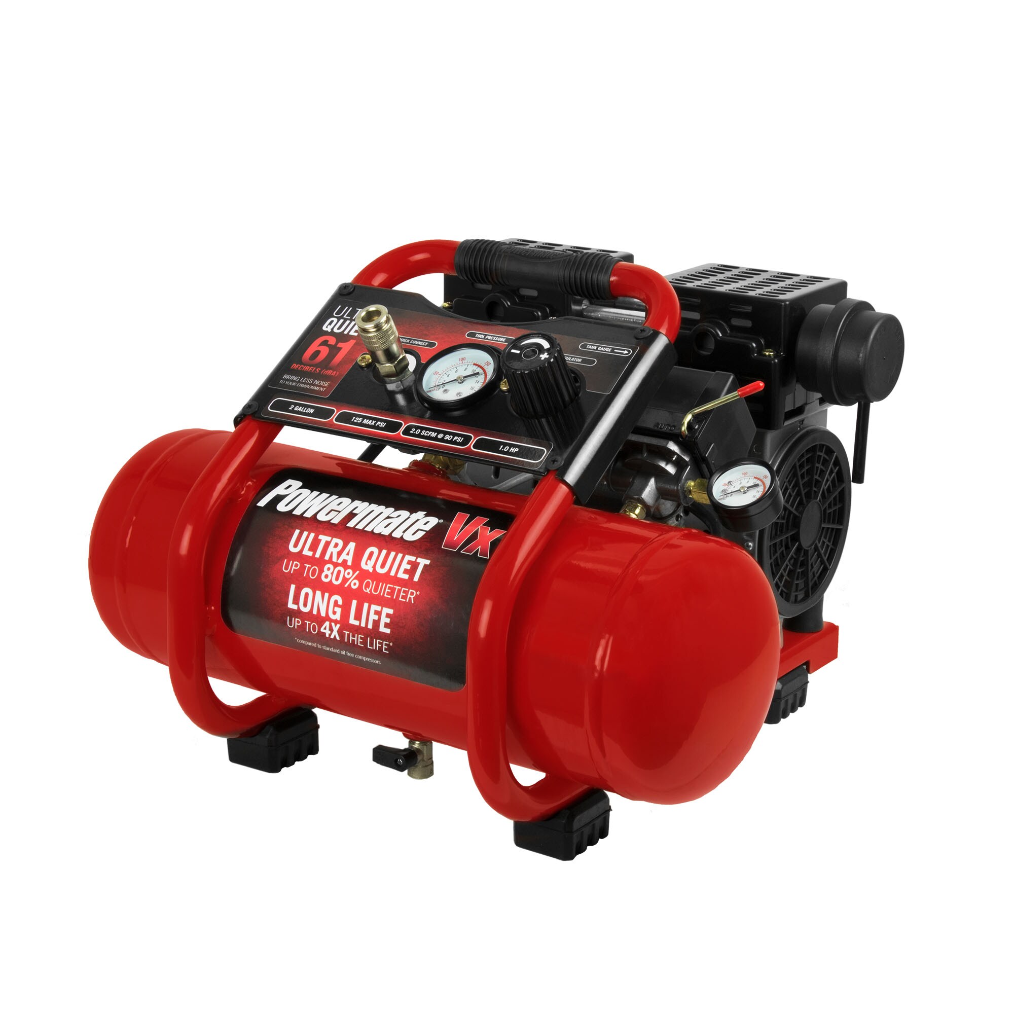 Powermate Powermate Compresor de Aire Portátil de 2 Galones y 125 PSI en Forma de Perrito Caliente - SAC22HPP