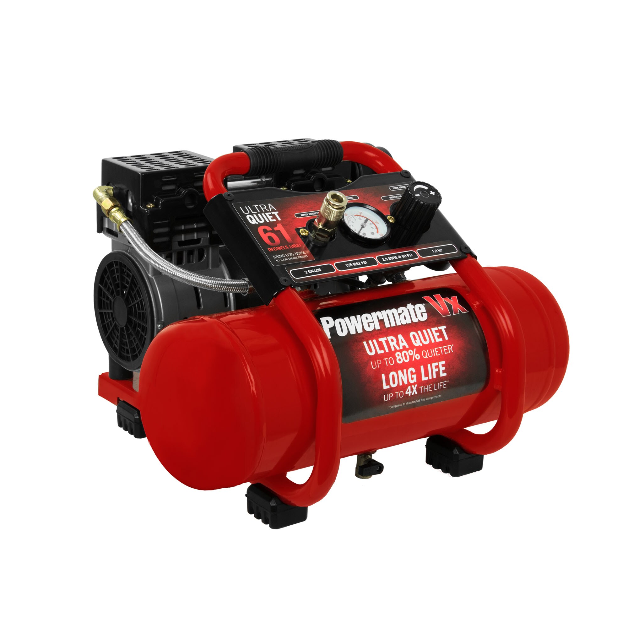Powermate Powermate Compresor de Aire Portátil de 2 Galones y 125 PSI en Forma de Perrito Caliente - SAC22HPP