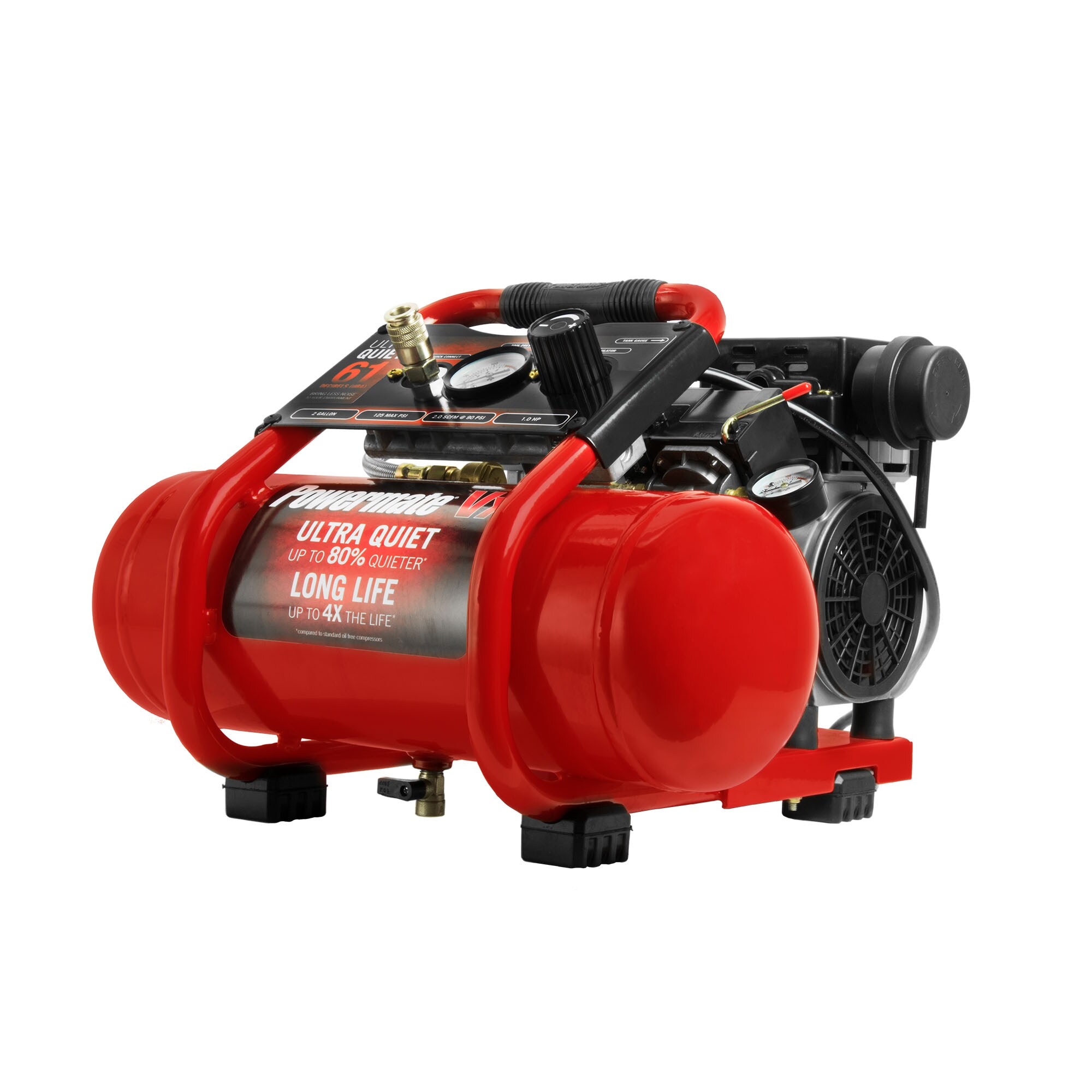 Powermate Powermate Compresor de Aire Portátil de 2 Galones y 125 PSI en Forma de Perrito Caliente - SAC22HPP
