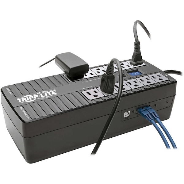 Tripp Lite UPS System, 850VA, Standby, Out: 110/115/120V In: 120V AC - TRPECO850LCD