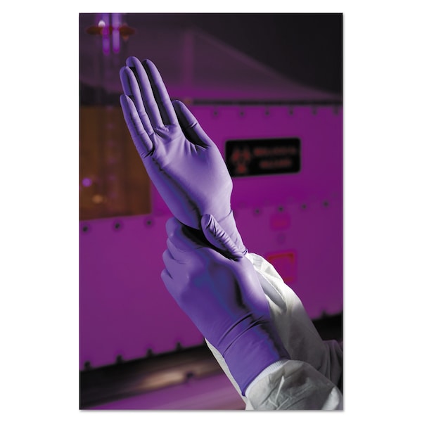 Guantes Desechables de Nitrilo Kimtech, Palma de 6 mil, Nitrilo, XS, 100 PK, Morado - KCC 55080