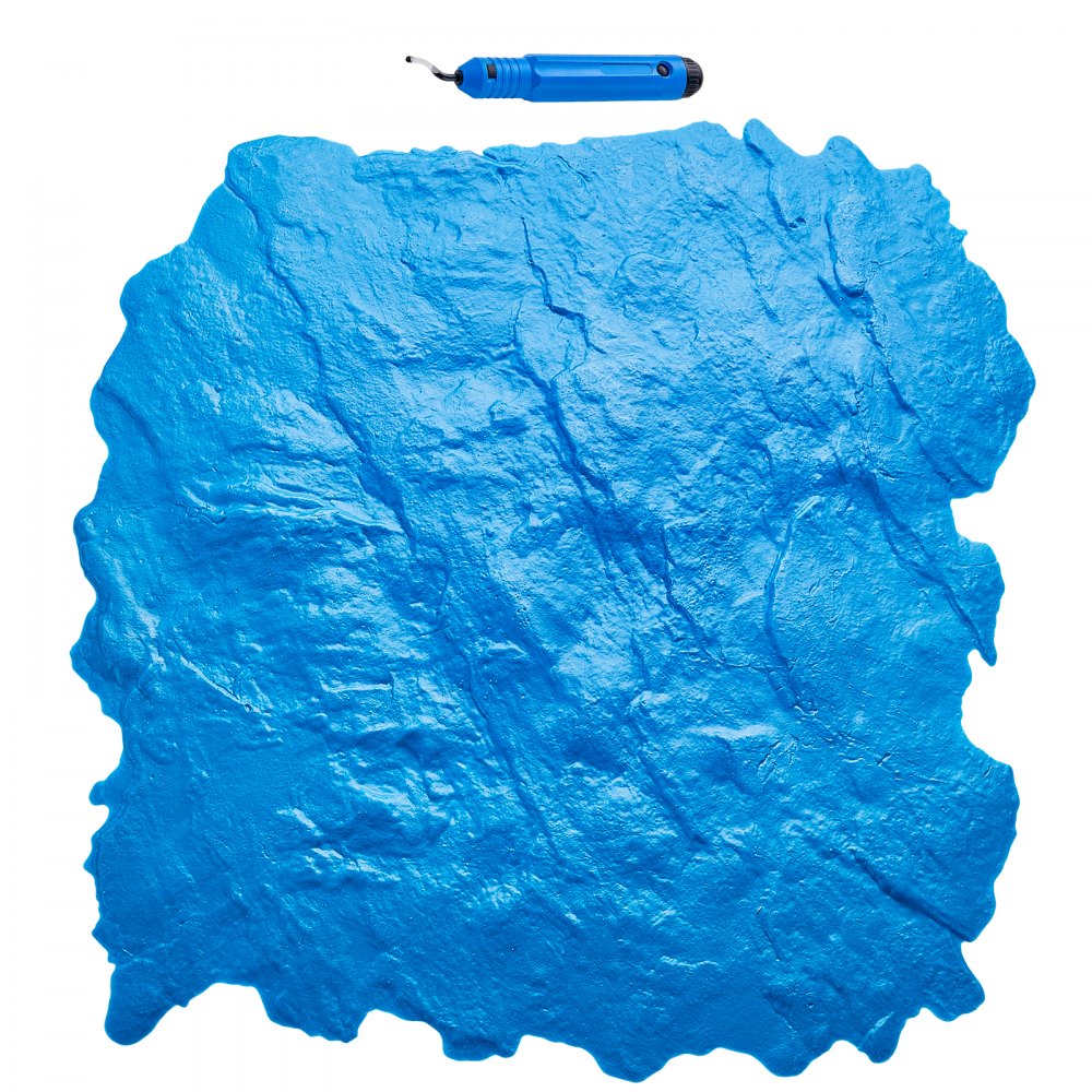 VEVOR Concrete Stamps Mat 18 x 18 in Concrete Texturing Skin Polyurethane Stamp - DPMJLSFX1PCS8VN41V0