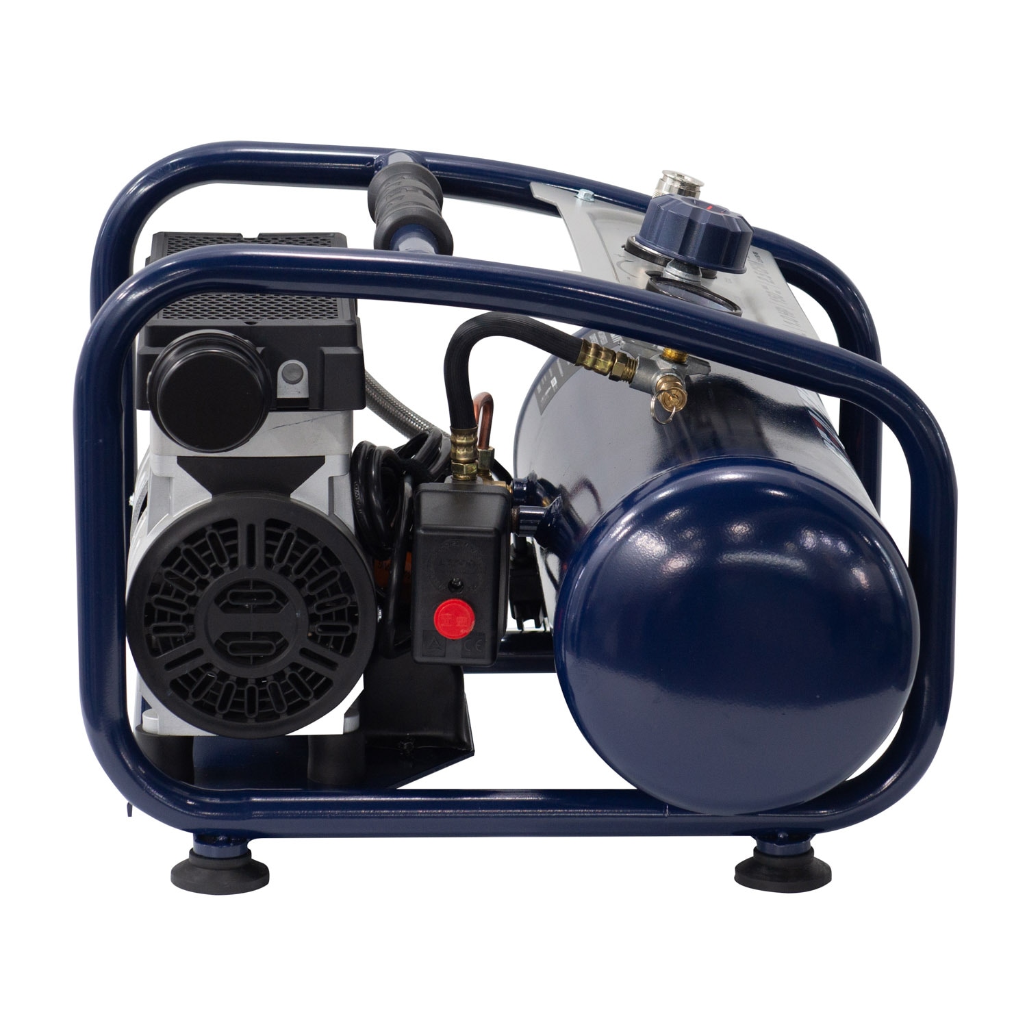 Compresor de aire portátil tipo "Hot Dog" Stealth Stealth Quiet Tech de 3 galones y 150 PSI - SAQ-1301
