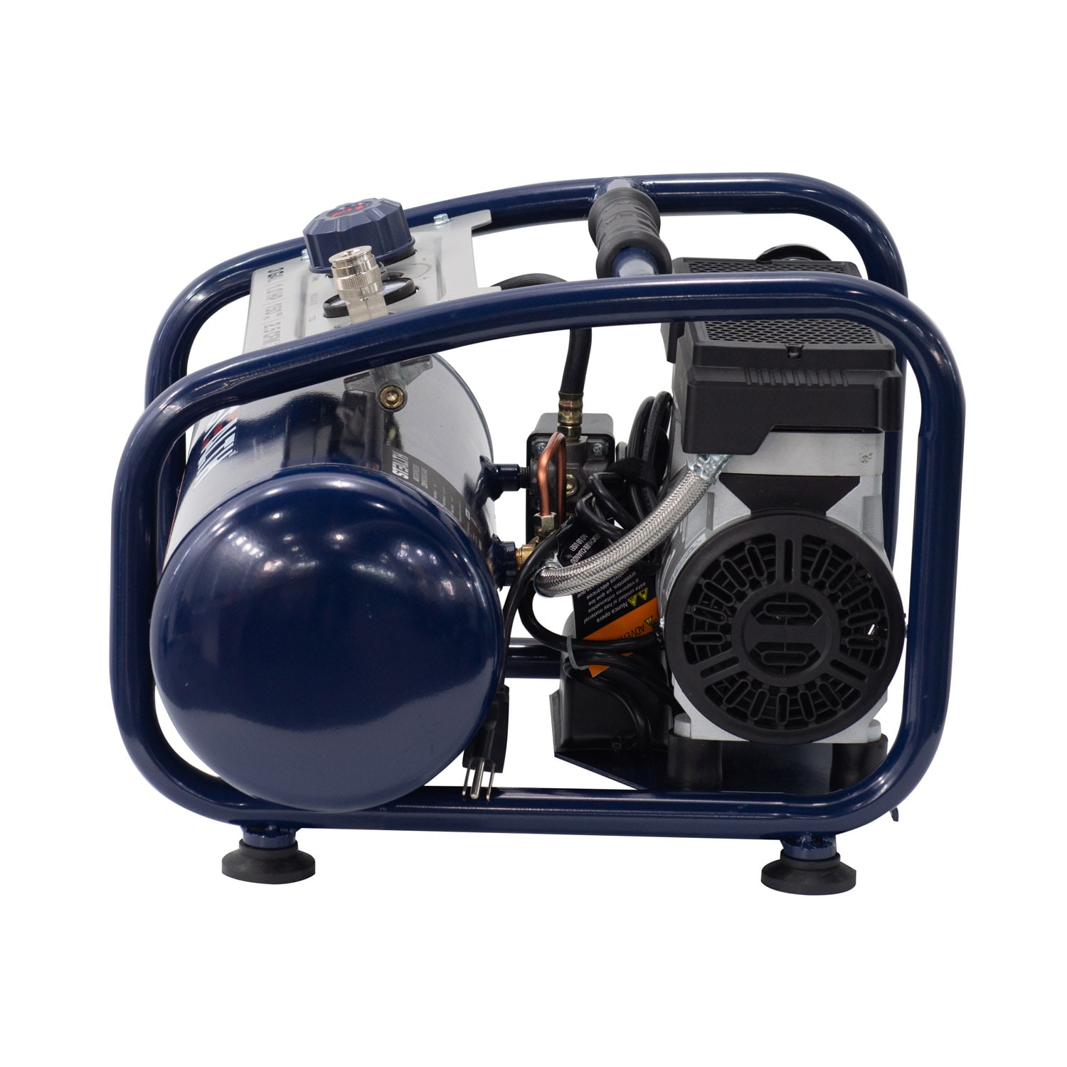 Compresor de aire portátil tipo "Hot Dog" Stealth Stealth Quiet Tech de 3 galones y 150 PSI - SAQ-1301
