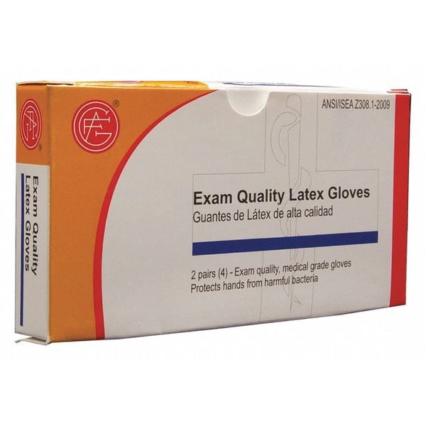 Guantes de examen unitarios Zoro Select, 0.4 mil Palma, Vinil, sin talco, Universal, paquete de 4, blanco - 9999-1103.