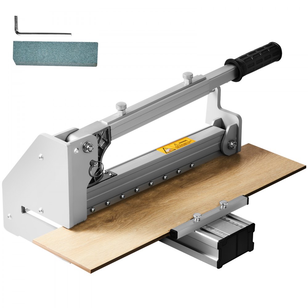 VEVOR Floor Cutter 13 inch, Cuts Vinyl Plank, Laminate, Siding, 0.47in Cutting Depth Effortless And Easy Cutting, Vinyl Plank Cutter for LVP, WPC, SPC, LVT, VCT, PVC, and More - XQL13INCH12MM6M18V0