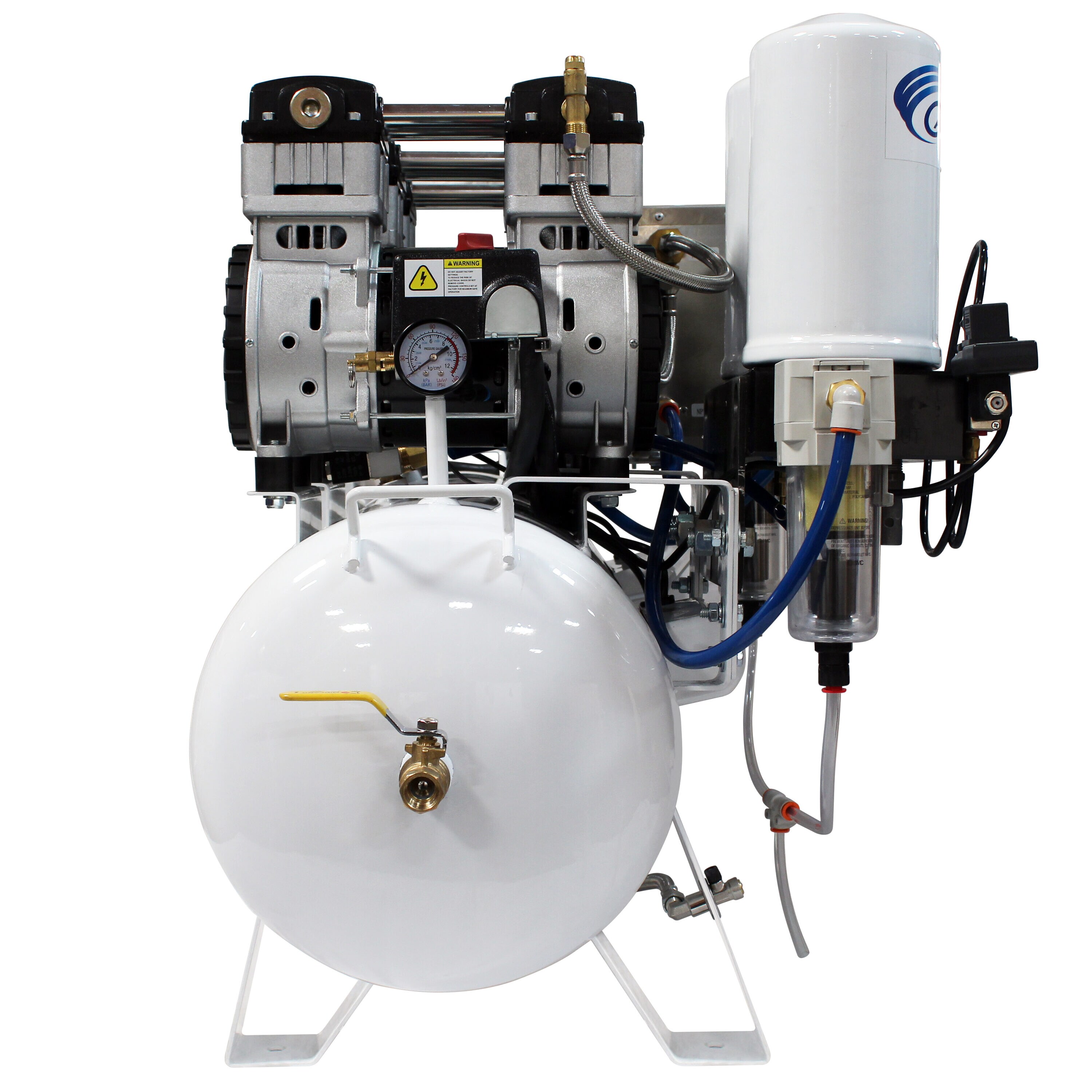Herramientas de Aire de California Compresor de Aire Portátil Eléctrico Horizontal de 20 Galones a 125 PSI - 20060DCC