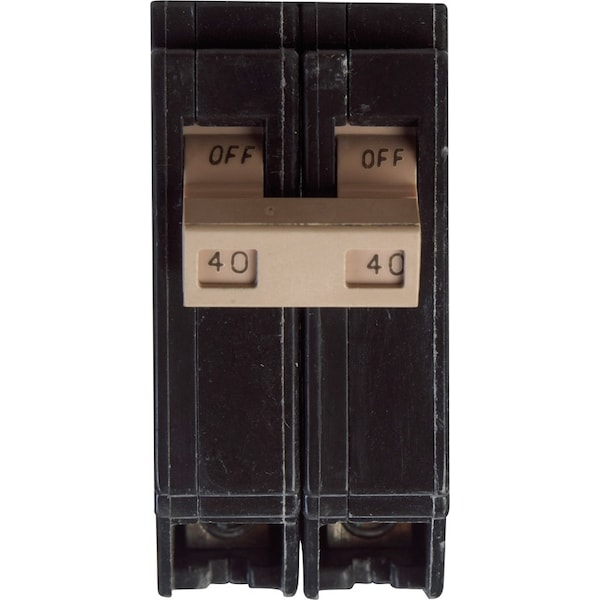 Eaton Cutler-Hammer Circuit Breaker, CHF Series, 40A, 2 Pole, 120/240V AC, 10kA - CHF240