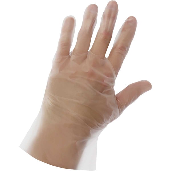 Guantes desechables Global Glove TPE, 2 mil Palm, Elastómero Termoplástico (TPE), sin polvo, S, 200 piezas, transparentes - 8600PF-S