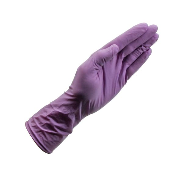 Honeywell North PowerCoat, Guantes desechables, 8 mil de grosor en la palma, Nitrilo, sin polvo, talla S, 50 piezas, azul - PSD-NI8-S