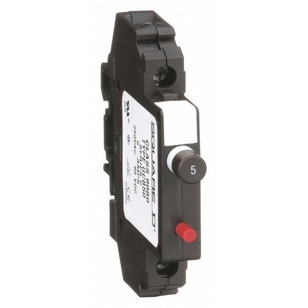 Square D Circuit Breaker, 9080GCB Series, 5A, 1 Pole, 250V AC - 9080GCB50