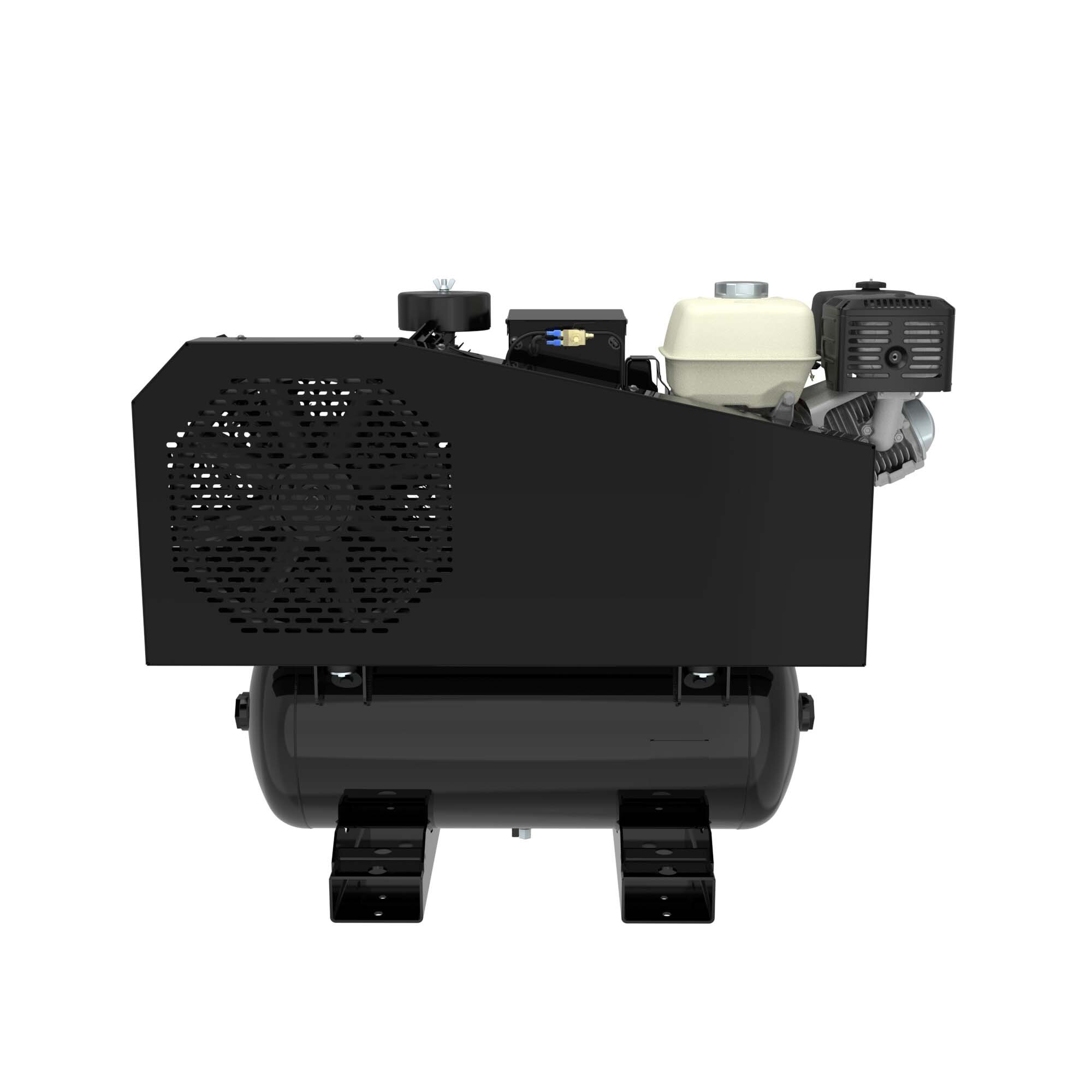 Campbell Hausfeld Compresor de aire horizontal de gas inalámbrico estacionario de 30 galones y 175 PSI - GR3200
