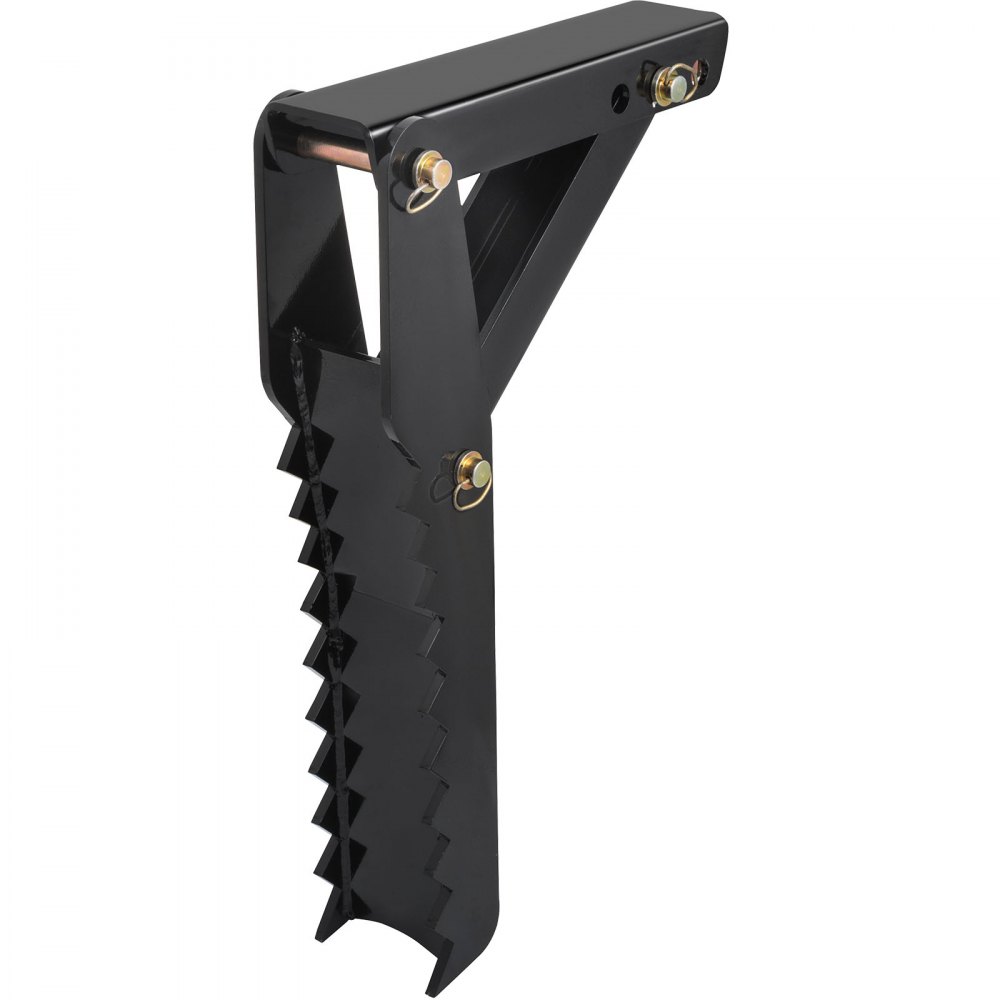 VEVOR 32 inch Backhoe Excavator Thumb Attachments Weld On Adjustable Boom Tractor Excavator 1/2Inch Teeth Thick Steel Plate Assembly 12MM Bolt-On Design - FCMZ32INCBH12MM01V0