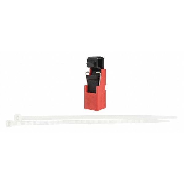 Brady Circuit Breaker Lockout Rail, Circuit Breaker with Standard Nylon Cable Ties, 1 Poles - 148696