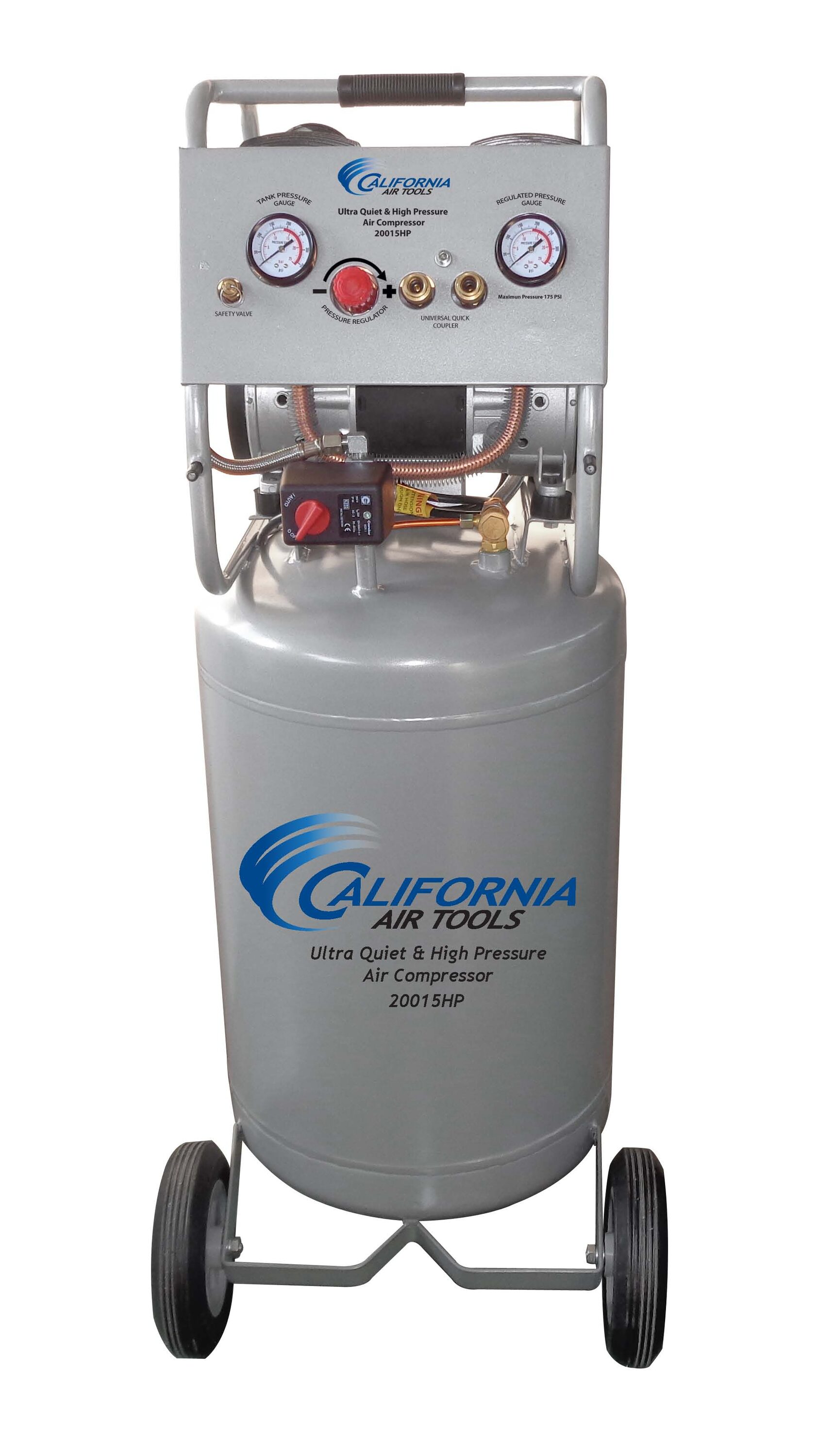 Herramientas de aire de California Herramientas de aire de California Compresor de aire eléctrico vertical estacionario de 20 galones con una presión de 175 PSI - 20015HP