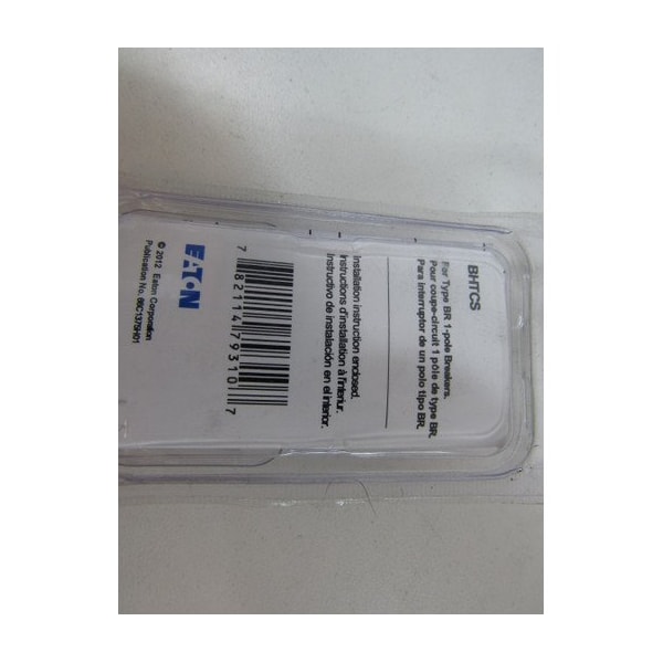 Eaton HANDLE TIE BAR FOR TYPE BR CIRCUIT BREAKERS CLAMSHELL PACK, CLAMSHELL PACK,  - BHTCS