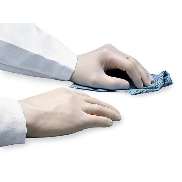 Ansell TouchNTuff 69-318, Guantes de Examen de Látex Ligeros, Palma de 4.7 mil, Látex, Sin Talco, L, Paquete de 100 - 69-318