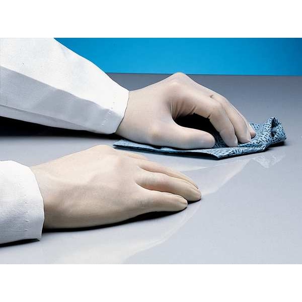 Ansell TouchNTuff 69-318, Guantes de Examen de Látex Ligeros, Palma de 4.7 mil, Látex, Sin Talco, L, Paquete de 100 - 69-318