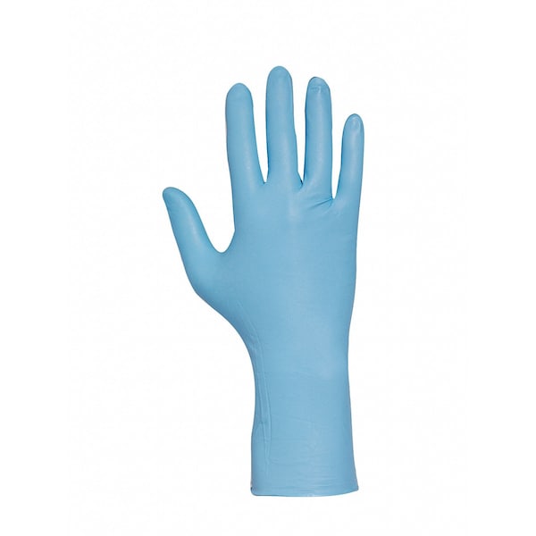 Ansell Integra EC, Guantes de Examen, 7.8 mil Palm, Nitrilo, Sin Polvo, XL (10), 50 paquetes, Azul - N874