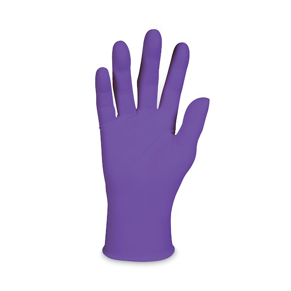 Kimberly-Clark Professional Purple Nitrile, Guantes de Examen de Nitrilo, 6 mil de Palma, Nitrilo, Sin Polvo, XL, 90 Paq, Morados - 55084