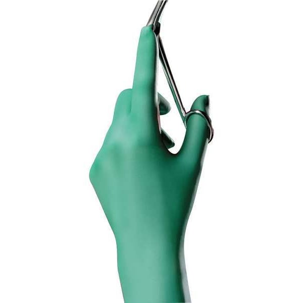 Guantes Desechables Gammex, 7.9 mil Palm, neopreno, sin talco, M (8), 1 par, verde - 100695