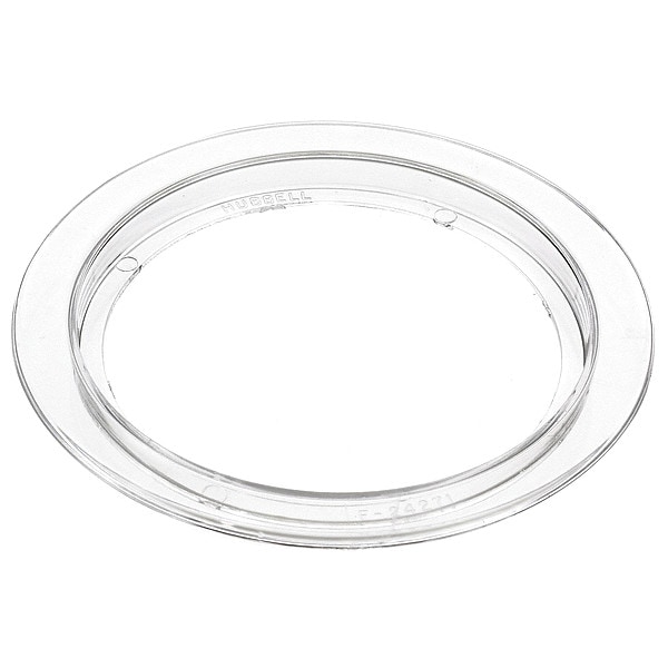 Hubbell Wiring Device-Kellems Electrical Box Cover, 1 Gang, Round, Polycarbonate - S3079