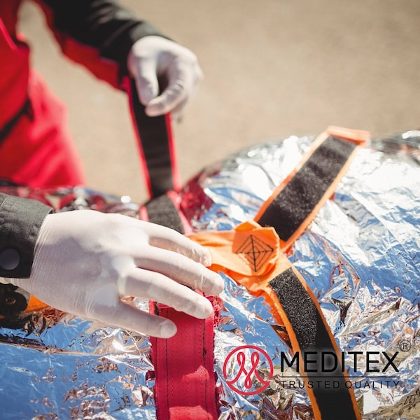 Guantes de examen de látex Meditex, látex, XL, 1000 unidades - HM2022111925-LX-XL