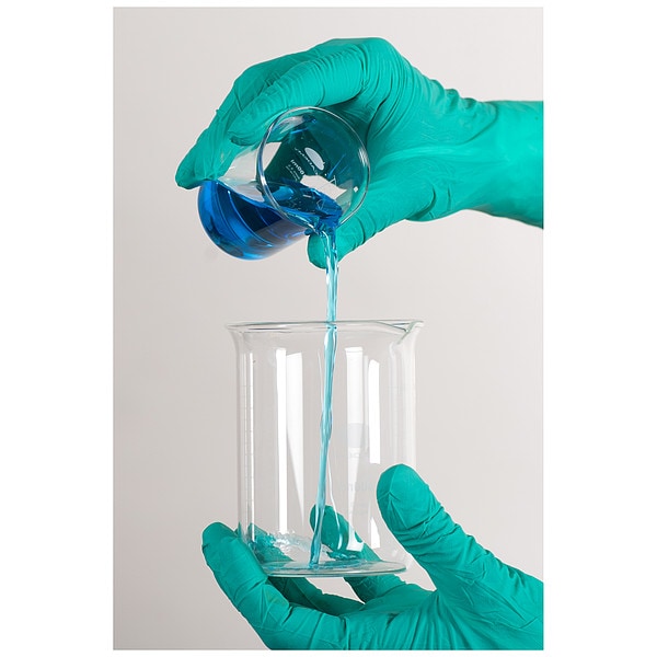 Guantes desechables Bioclean BioClean(TM), 4.33 mil Palm, Nitrilo, sin polvo, 7 1/2, 200 piezas, verdes - BENS