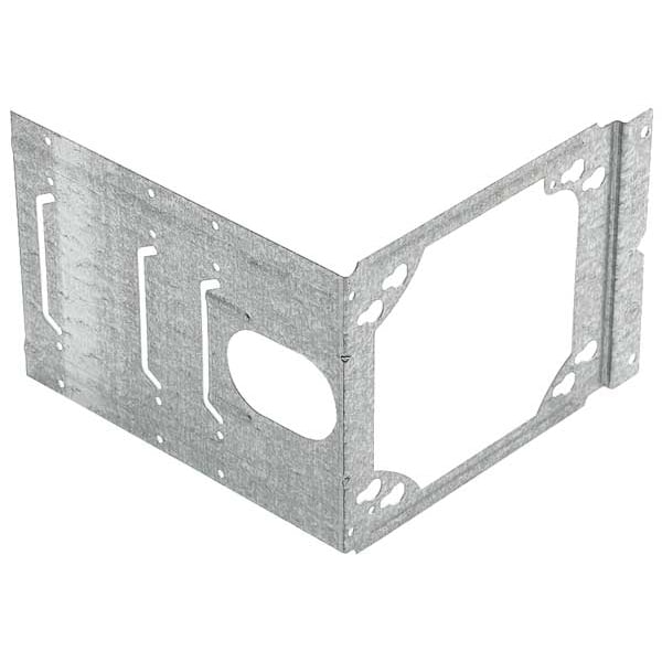Eaton B-Line Mounting Bracket, Pre-Galvanized Steel, Electrical Box Type - BB4-6