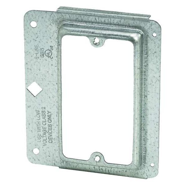 Eaton B-Line Communication Bracket, 1 Gang, Pre-Galvanized Steel, Single Gang Box Type - BB15
