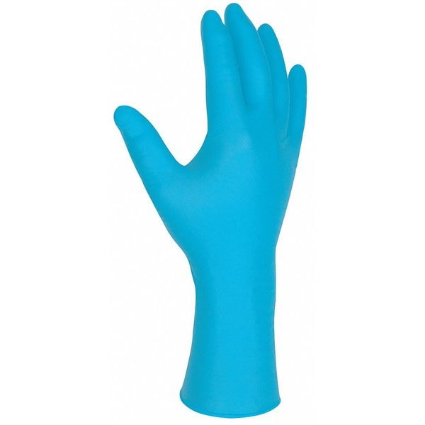 Mcr Seguridad Nitri-Med 6012, Guantes desechables de grado médico, 6 mil de grosor en la palma, Nitrilo, sin polvo, Talla S, 1000 piezas, azules - 6012S