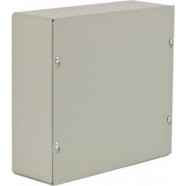 Wiegmann Carbon Steel Electrical Enclosures, 10 in H, 6 in D, 8 in W, NEMA 1, Screw On - SC081006NK