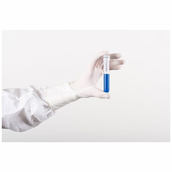 Bioclean BioClean(TM), Guantes desechables, 5.51 mil en la palma, Nitrilo, sin polvo, 6 1/2, 200 pzas., Blancos - BEXS