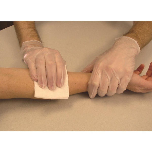 Ansell Derma Free, Guantes desechables de vinilo, 3.9 mil de espesor en la palma, vinilo, sin polvo, XL, paquete de 100, transparentes - DF-850-XL