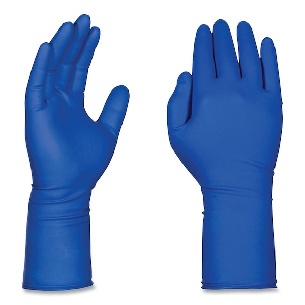 Gloveworks Por Ammex Guantes de Examen de Látex, sin Polvo, Extra Grande, Azules, Paquete de 500 - GPLHD88100