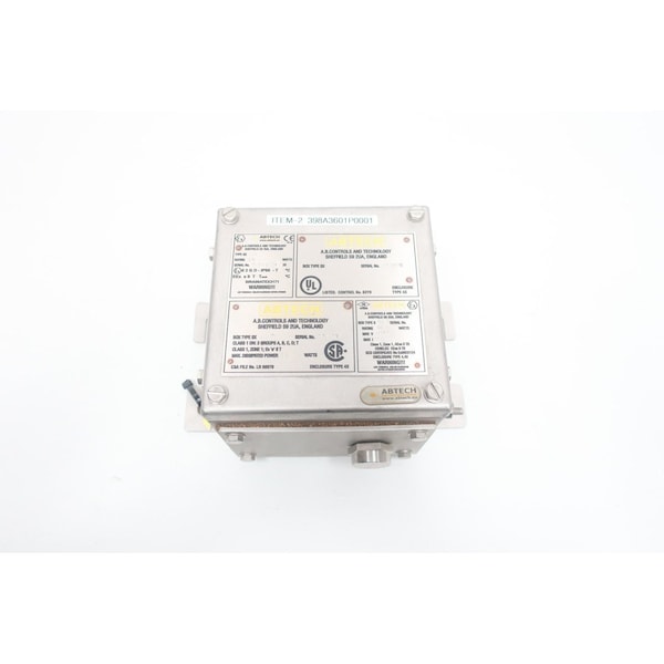 Abtech Stainless Steel Electrical Enclosures, 6 in H, 4 in D, 6 in W, NEMA 4X - SX66-BCDGP
