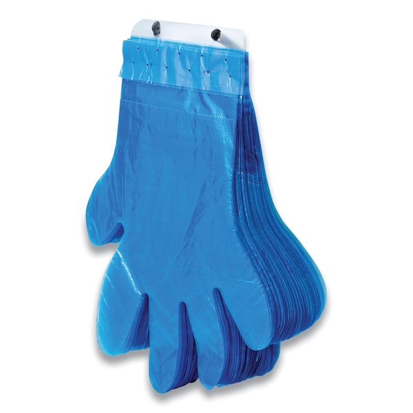 Guantes Inteplast Group, Polietileno, sin talco, Talla única, 8000 paquetes, Transparente - R2GO-PE-8K