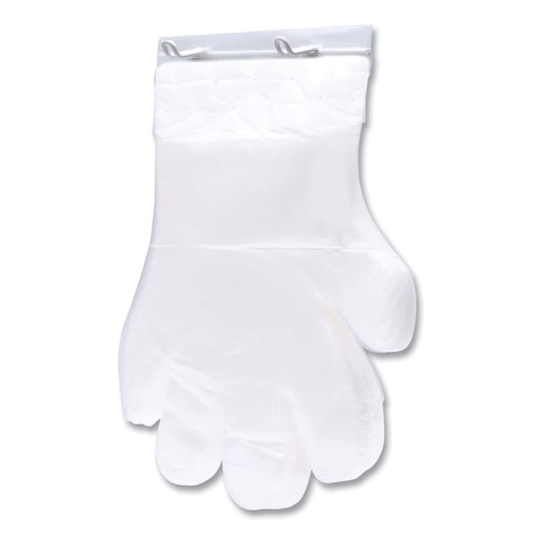 Guantes Inteplast Group, Polietileno, sin talco, Talla única, 8000 paquetes, Transparente - R2GO-PE-8K