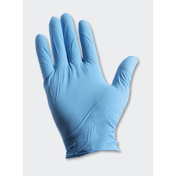 Umbo Niflex95, Guantes de Examen de Nitrilo, 9 mil de Grosor en la Palma, Nitrilo, Sin Polvo, Talla Mediana, Paquete de 500 piezas, Azul - H142-M