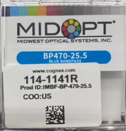 Cognex Optical Filter IMBF-BP470-25.5 - MRO INDUSTRIAL