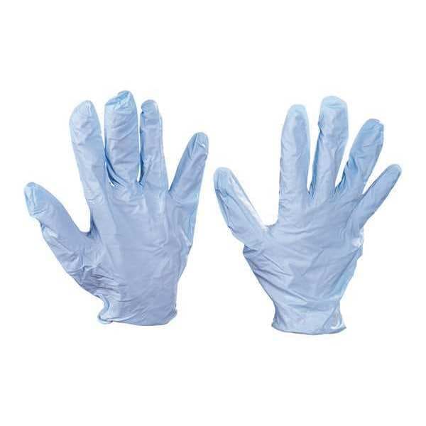 Los mejores 7500 guantes desechables, 4.00 mil Palma, Nitrilo, sin polvo, XL, 100 paquetes, azules - GLV2002XL
