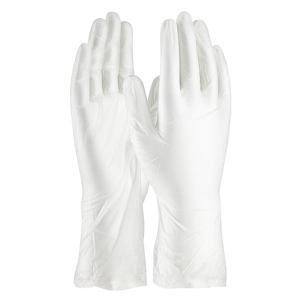 Pip QRP QualaSheer, Guantes Desechables, 5 mil en la palma, Vinil, sin polvo, S (7), 1000 paquetes, Transparente - VHC12S