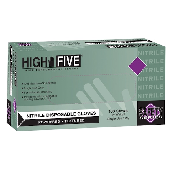 Guantes Desechables de Nitrilo Barriersafe Solutions International, Nitrilo, 2XL, 100 piezas, Azules - N245