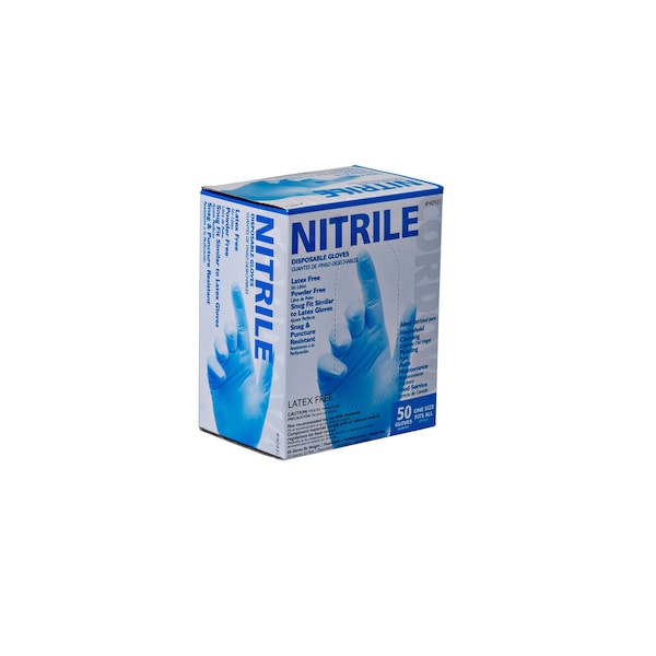 Guantes Desechables de Nitrilo Cordova Nitri-Cor Z-Tread, 6 mil de Grosor en la Palma, Nitrilo, Sin Polvo, Talla 3XL, Paquete de 12, Color Naranja - 4093XL