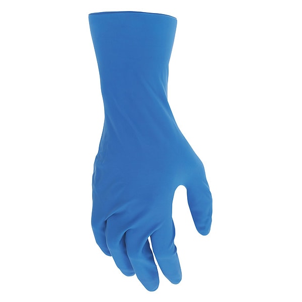 Mcr Safety SensaTouch 5049, Guantes desechables de grado médico, 11 mil de grosor en la palma, látex natural, sin polvo, talla S - 5049S.