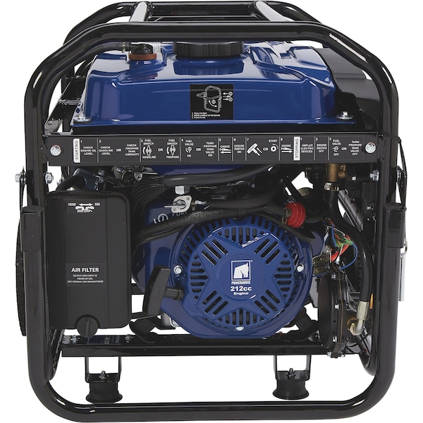 Powerhorse Dual Fuel Generator | 4,000 Surge Watt | Electric Start - 750134