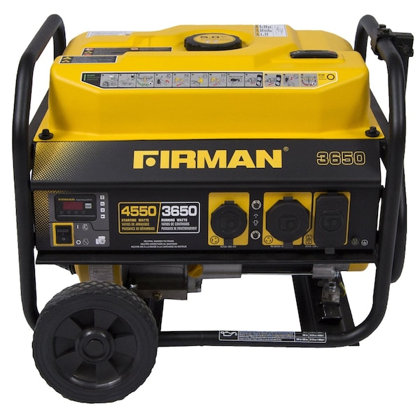 Advanced Distribution Services Portable Generator, 3,650 W Rated, 4,550 W Surge, 30 A/20 A A - P03602