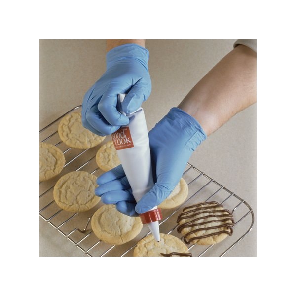 Bsc Preferido 14179, Guantes Desechables de Nitrilo, 4 mil Palma, Nitrilo, Sin Polvo, XL, Paquete de 100, Azul - COMPRAR03999913
